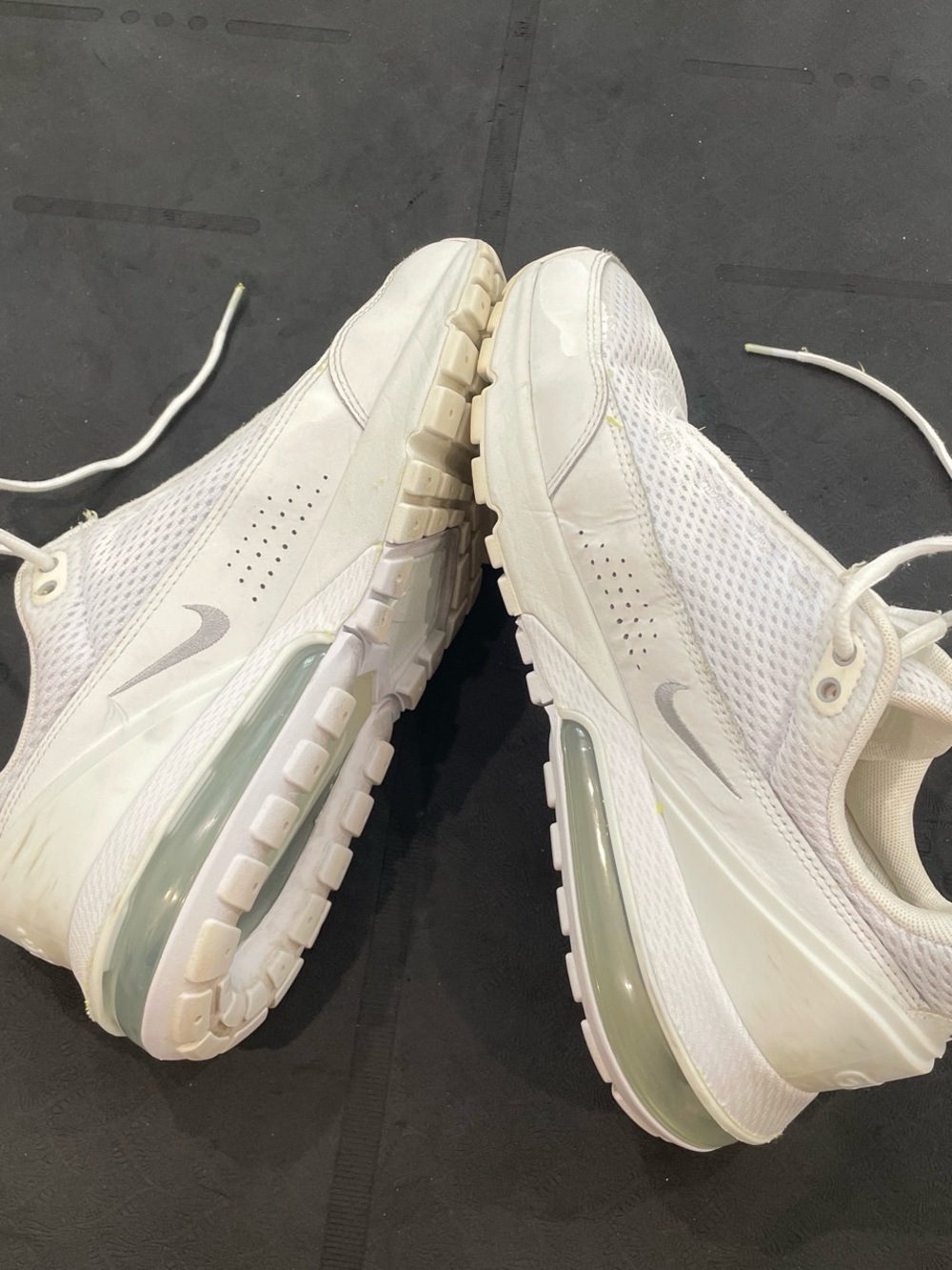 Nike Women’s White Air Max Visible Cushion Sneakers
